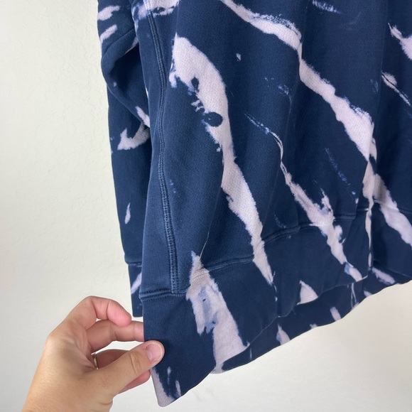 Les Tien Mock Neck Tie Dye Cotton Sweatshirt Size Medium - Picture 4 of 11